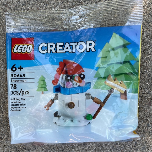 Lego 30645 Snowman Seasonal Creator Winter Holiday 78 Pcs Stocking Stuffer Gift - Picture 1 of 4
